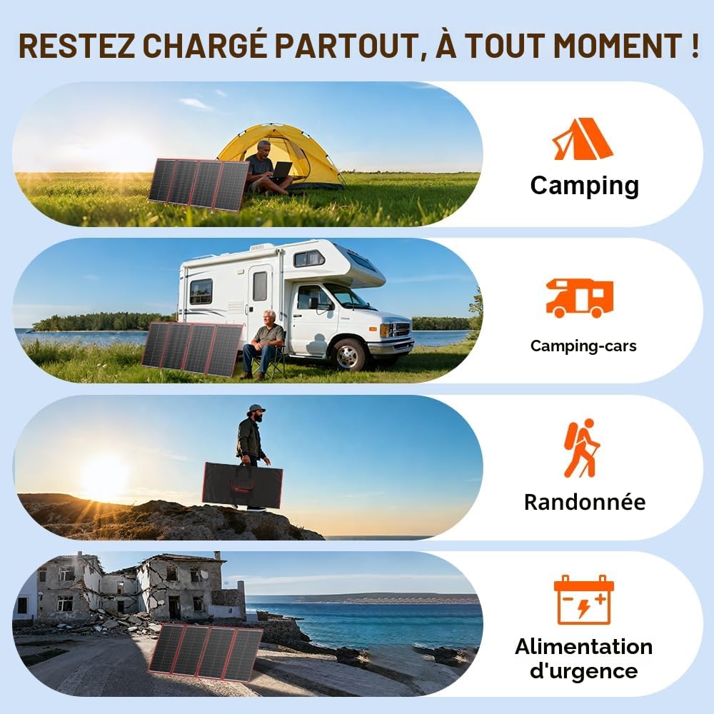 Panneau solaire portable 300w -Altavolt 2.0